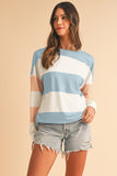 Color Block Long Sleeve Top- 3 Colors