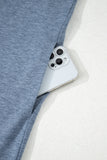 Button-Up Patchwork Pocket Short Sleeve Jumpsuit