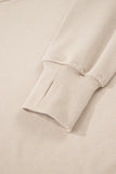 Oversized Split Hem Sweatshirt & Ribbed Leggings Set- 3 Colors