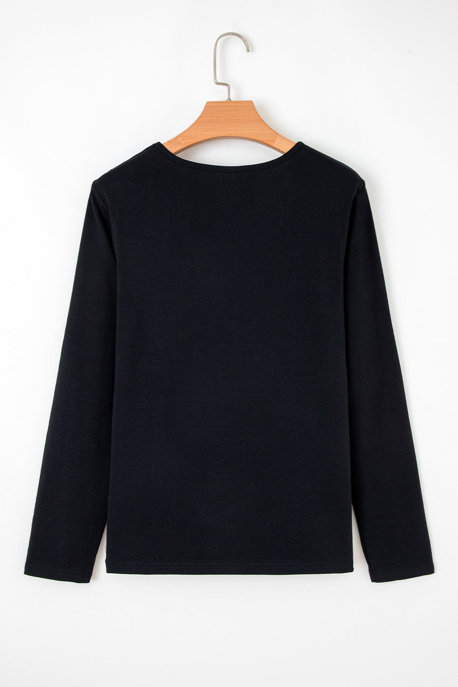 Asymmetric Seam Long Sleeve Shirt- 3 Colors