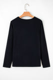Asymmetric Seam Long Sleeve Shirt- 3 Colors