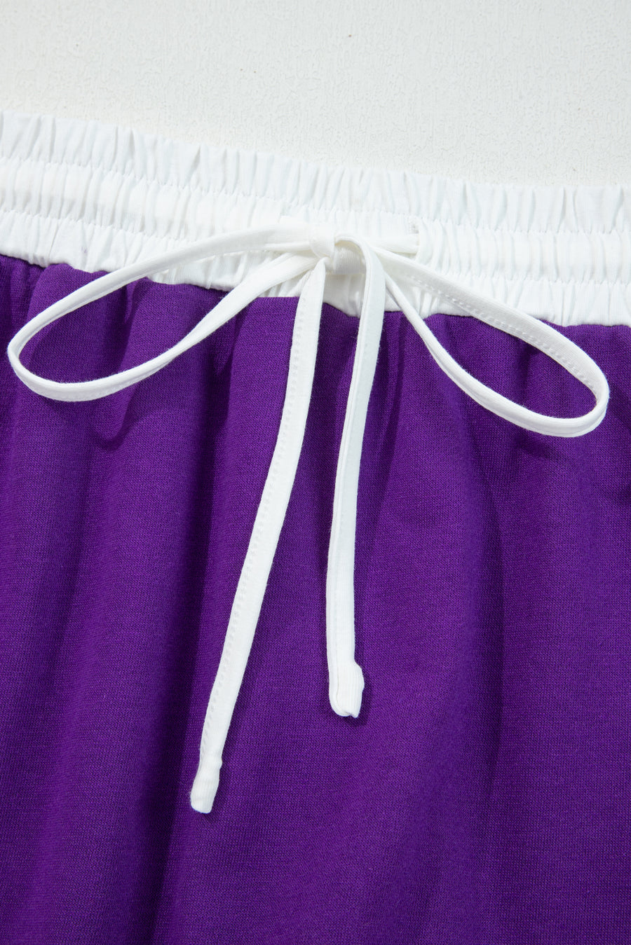 Varsity Striped Drop Shoulder Pullover Sweatshirt & Mini Skort Set- 6 Colors