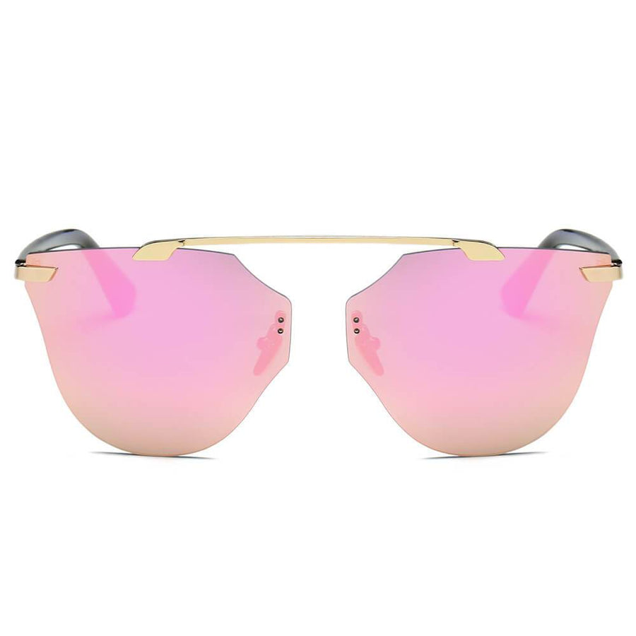ALLEGAN Round Cat-Eye Sunglasses- 4 Colors