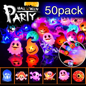 Halloween Light Up Rings