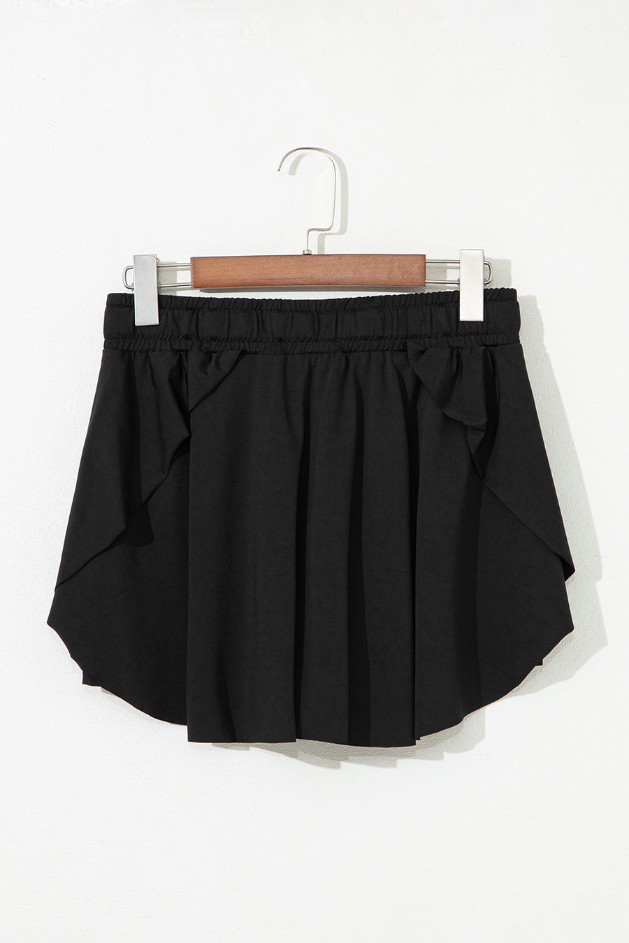 Ribbon Drawstring High-Waist Lined Tennis Skort- 6 Colors