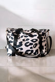 Leopard Print Luggage Tote Bag- 2 Colors