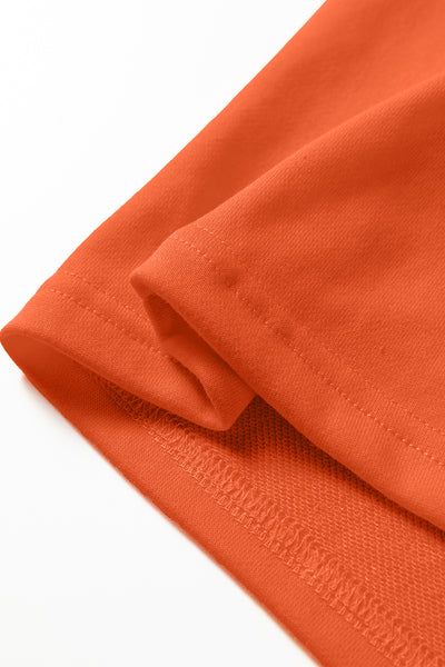 Tillandsia Purple Preppy Striped Sleeve Loose Mini Dress