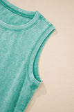 Mineral Wash Tank Mini Dress with Pockets- 3 Colors