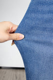 Plus Size Acid Wash Lace-Up Jeans- 4 Colors