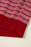 Striped Contrast Trim Sleeveless Collared Sweater- 3 Colors