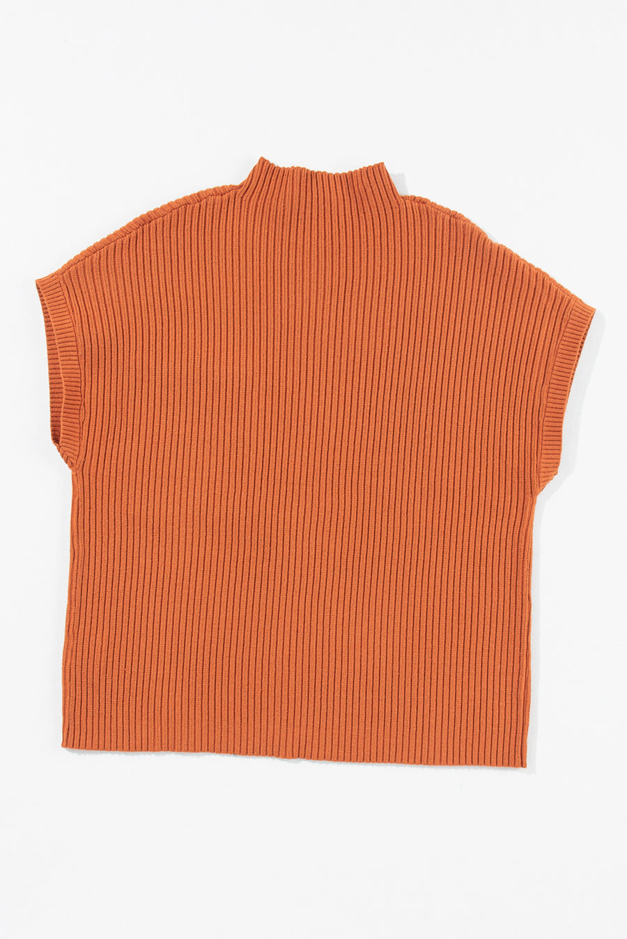 Green Pocket Ribbed Knit Short Sleeve Sweater- 9 Colors