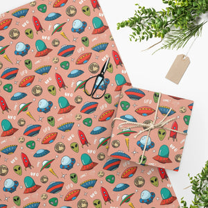 UFO & Alien Wrapping Paper