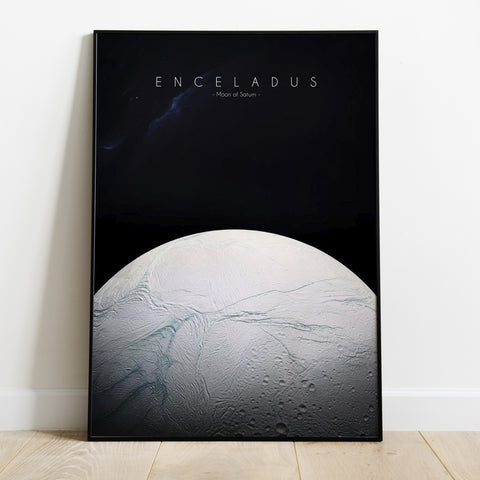 Enceladus Moon Poster- 4 Sizes