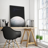 Enceladus Moon Poster- 4 Sizes