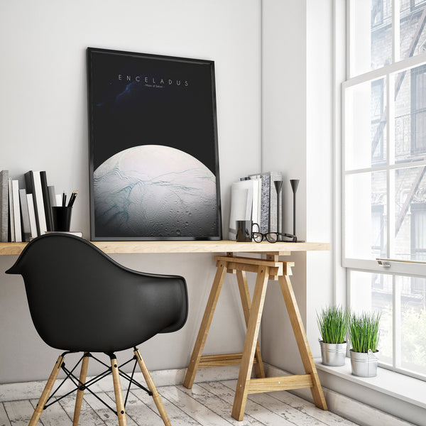 Enceladus Moon Poster- 4 Sizes