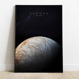Europa Moon Poster- 4 Sizes