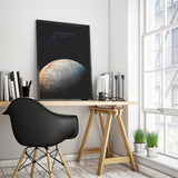 Europa Moon Poster- 4 Sizes