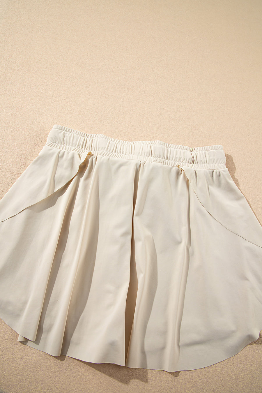 Ribbon Drawstring High-Waist Lined Tennis Skort- 6 Colors