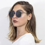 FERNDALE  Mirrored Polarized Lens Oversized Cat-Eye Sunglasses- 6 Colors