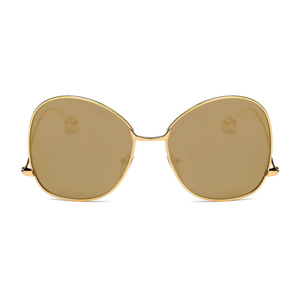 Eugene - Women's Trendy Oversized Pantone Lens Sunglasses