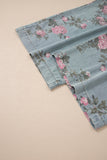 Floral Print Pleated High-Waist Wide Leg Denim Overalls- 3 Colors