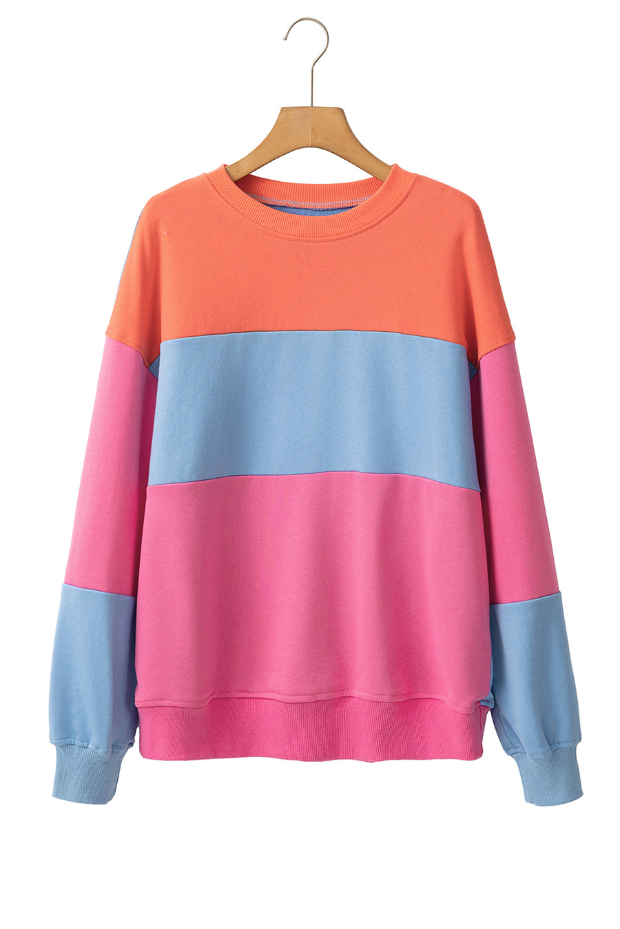 Color Block Drop Shoulder Sweatshirt- 4 Colors
