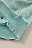 Waffle Knit Patchwork Raglan Sleeve Sweatshirt- 3 Colors