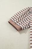 Striped Short Bubble Sleeve T-Shirt- 3 Colors
