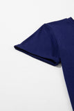 Basic Crew Neck Rolled Sleeve T-Shirt- 12 Colors
