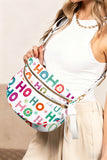 Graphic Print Multi Pocket Crossbody Bag- 4 Styles