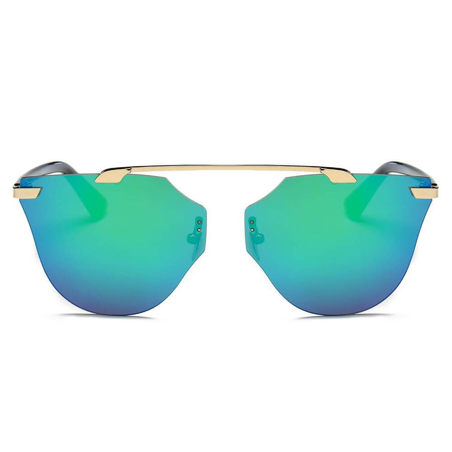 ALLEGAN Round Cat-Eye Sunglasses- 4 Colors