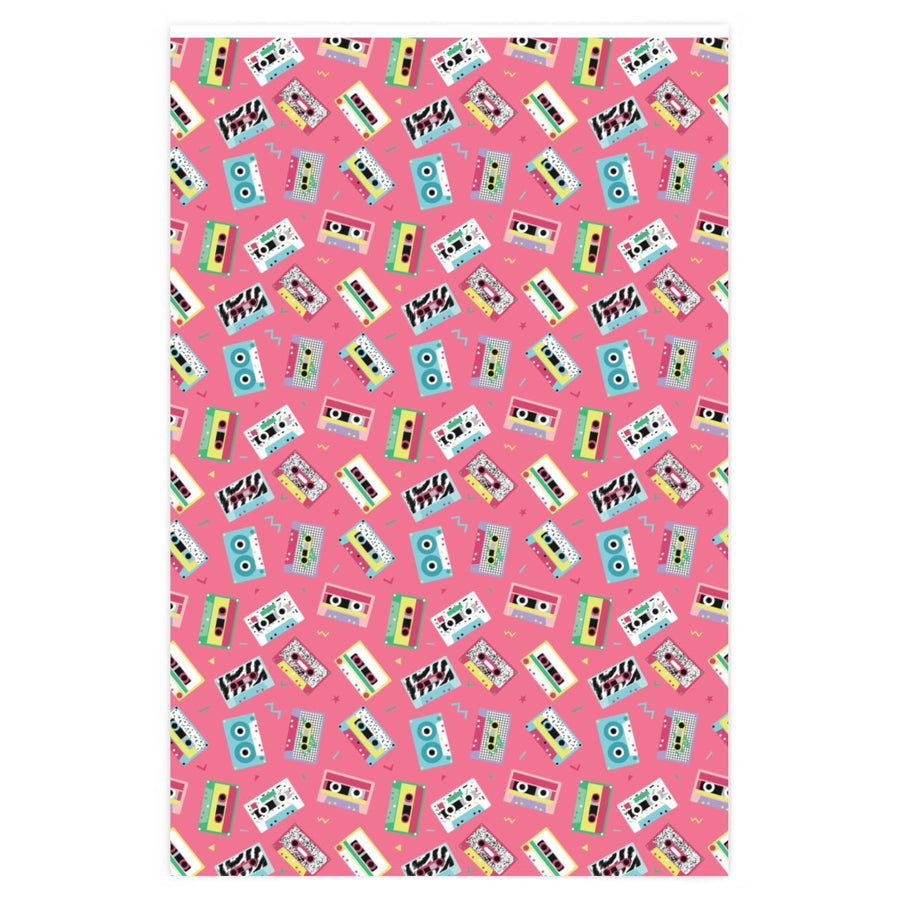 Cassette Tape Retro Wrapping Paper