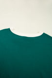 Plus Size Contrast Trim T-Shirt and Skort Two Piece Set- 3 Colors