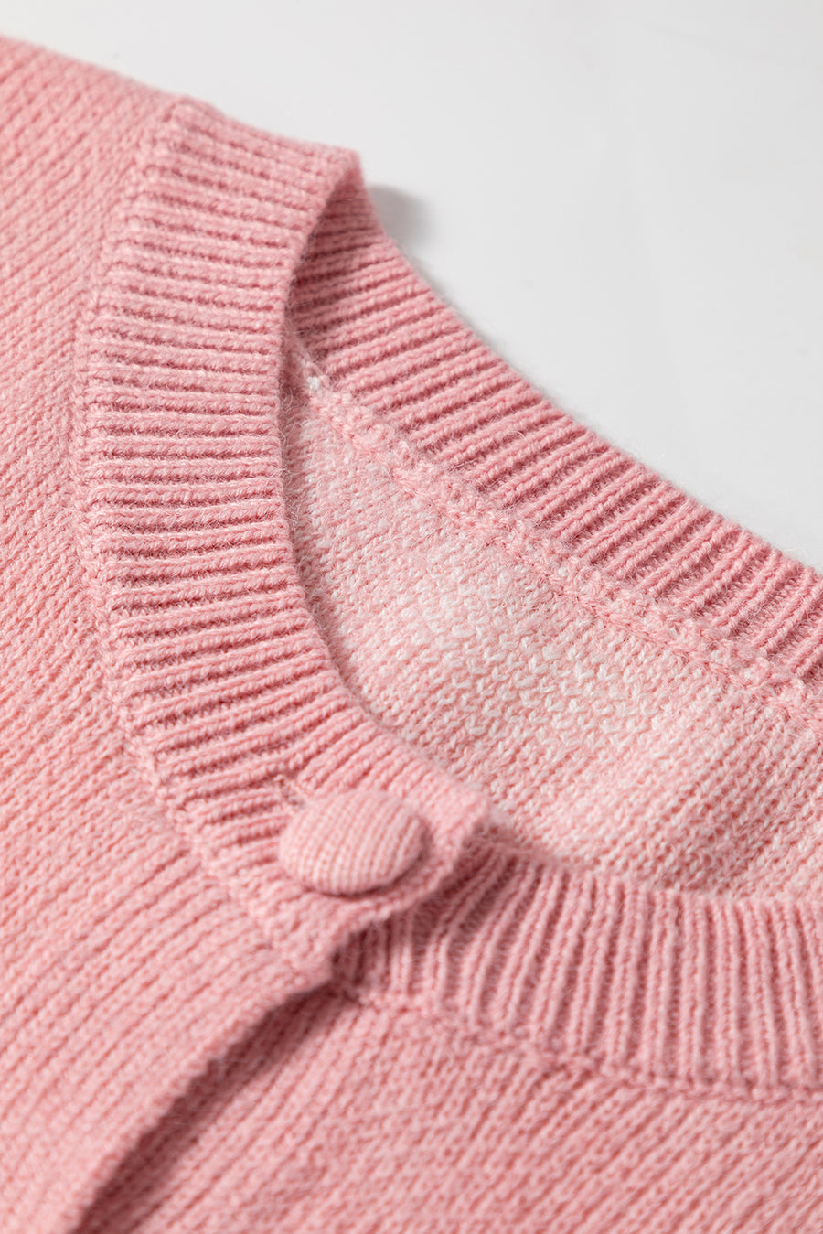 Light Pink Heart Pattern Cardigan 2