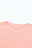 Basic Crew Neck Rolled Sleeve T-Shirt- 12 Colors