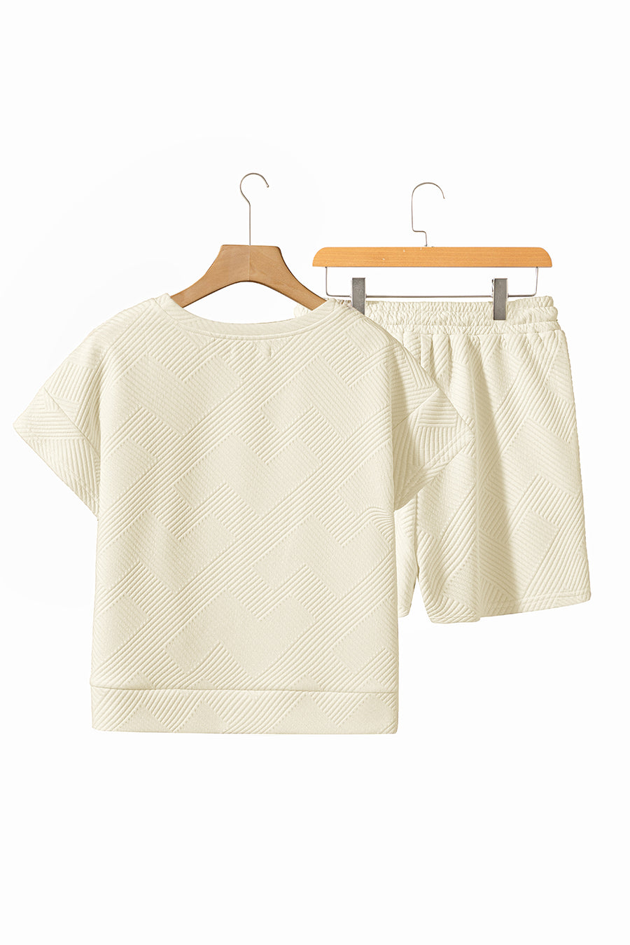 Textured Short Sleeve Top and Shorts Set- 7 Colors