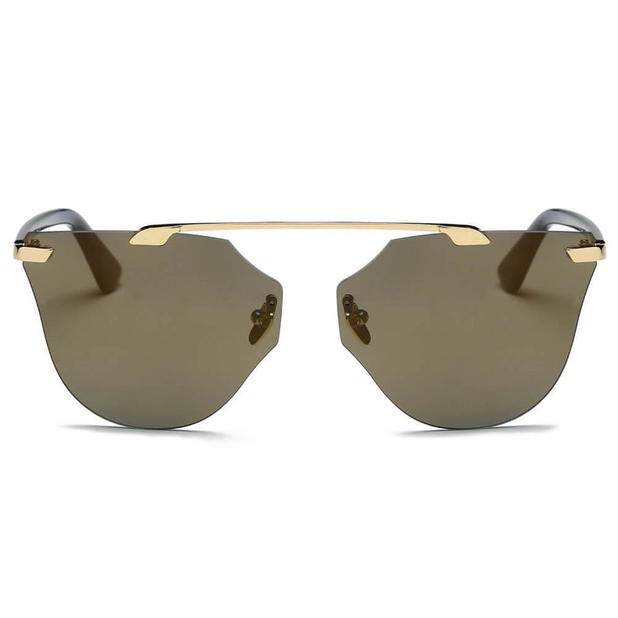 ALLEGAN Round Cat-Eye Sunglasses- 4 Colors