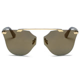 ALLEGAN Round Cat-Eye Sunglasses- 4 Colors