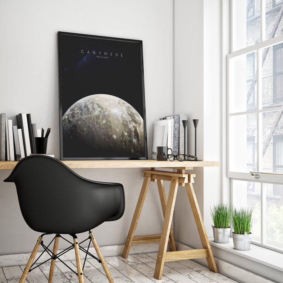 Ganymede Moon Poster- 4 Sizes
