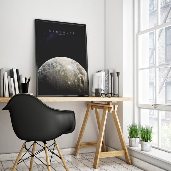 Ganymede Moon Poster- 4 Sizes