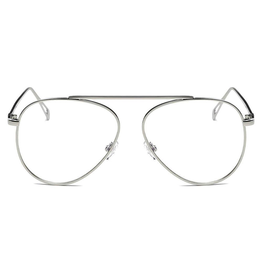 HIDALGO Metal Oversized Tinted Lens Aviator Sunglasses- 8 Colors