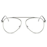 HIDALGO Metal Oversized Tinted Lens Aviator Sunglasses- 8 Colors