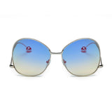 Eugene Trendy Oversized Pantone Lens Sunglasses- 12 Colors