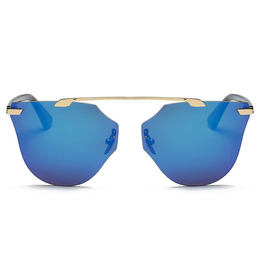ALLEGAN Round Cat-Eye Sunglasses- 4 Colors