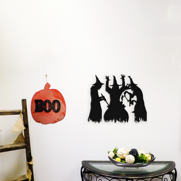 Three Witches Metal Wall Art- 2 Sizes