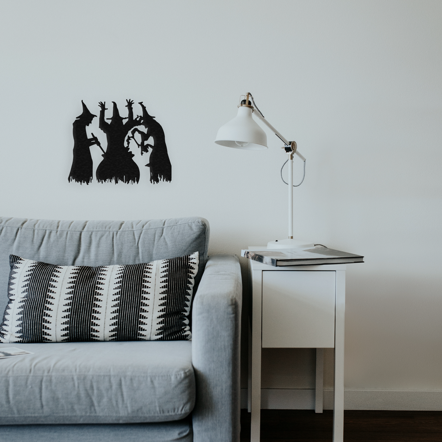 Three Witches Metal Wall Art- 2 Sizes
