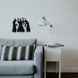 Three Witches Metal Wall Art- 2 Sizes