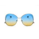 Eugene Trendy Oversized Pantone Lens Sunglasses- 12 Colors