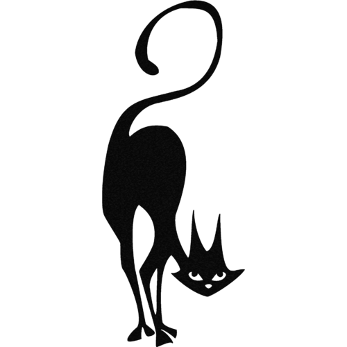 Mischievous Cat Metal Wall Art- 2 Sizes