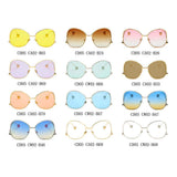 Eugene Trendy Oversized Pantone Lens Sunglasses- 12 Colors